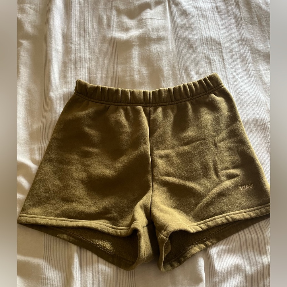 tna cozy fleece sweat shorts